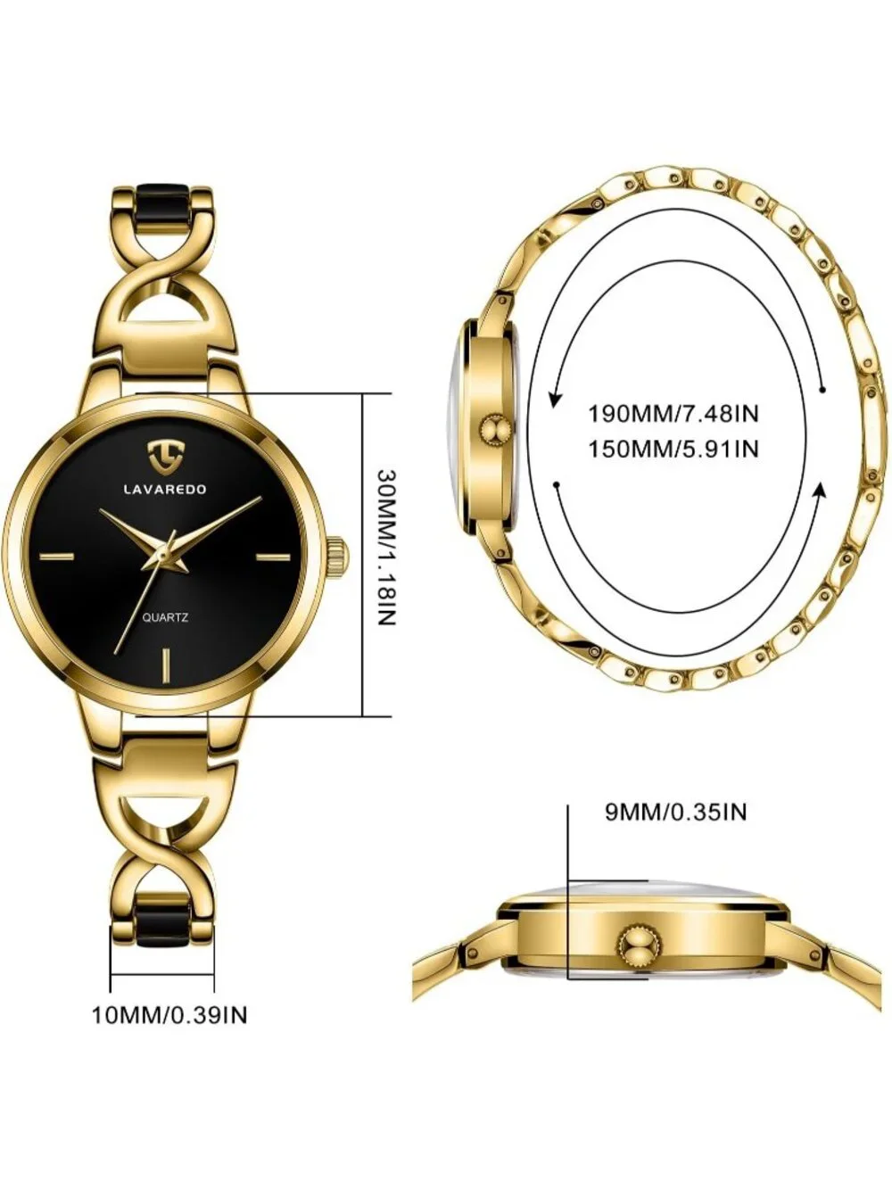 N/A gold watches